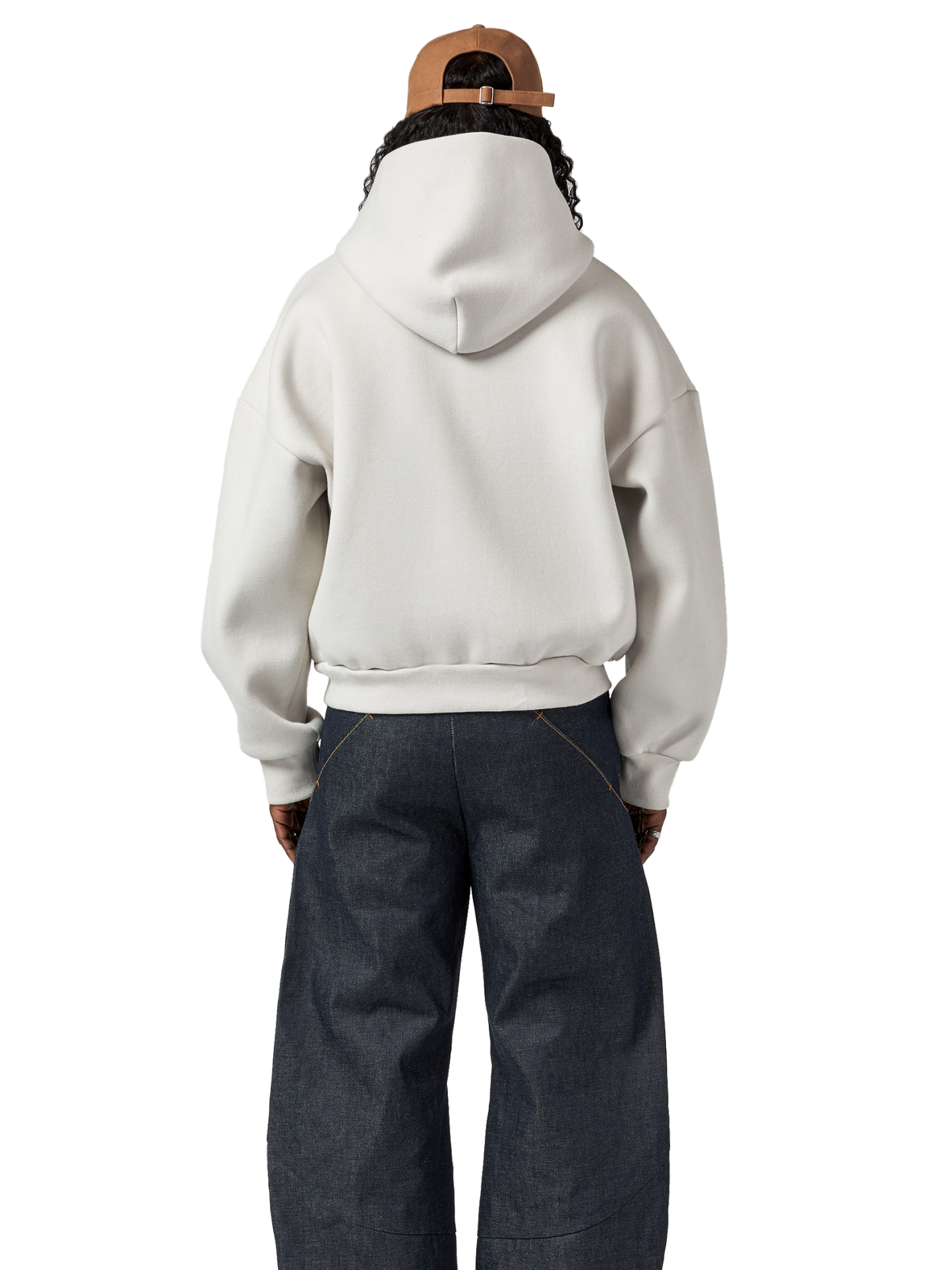 610 GSM MONOCHROME ZIPPED HOODIE