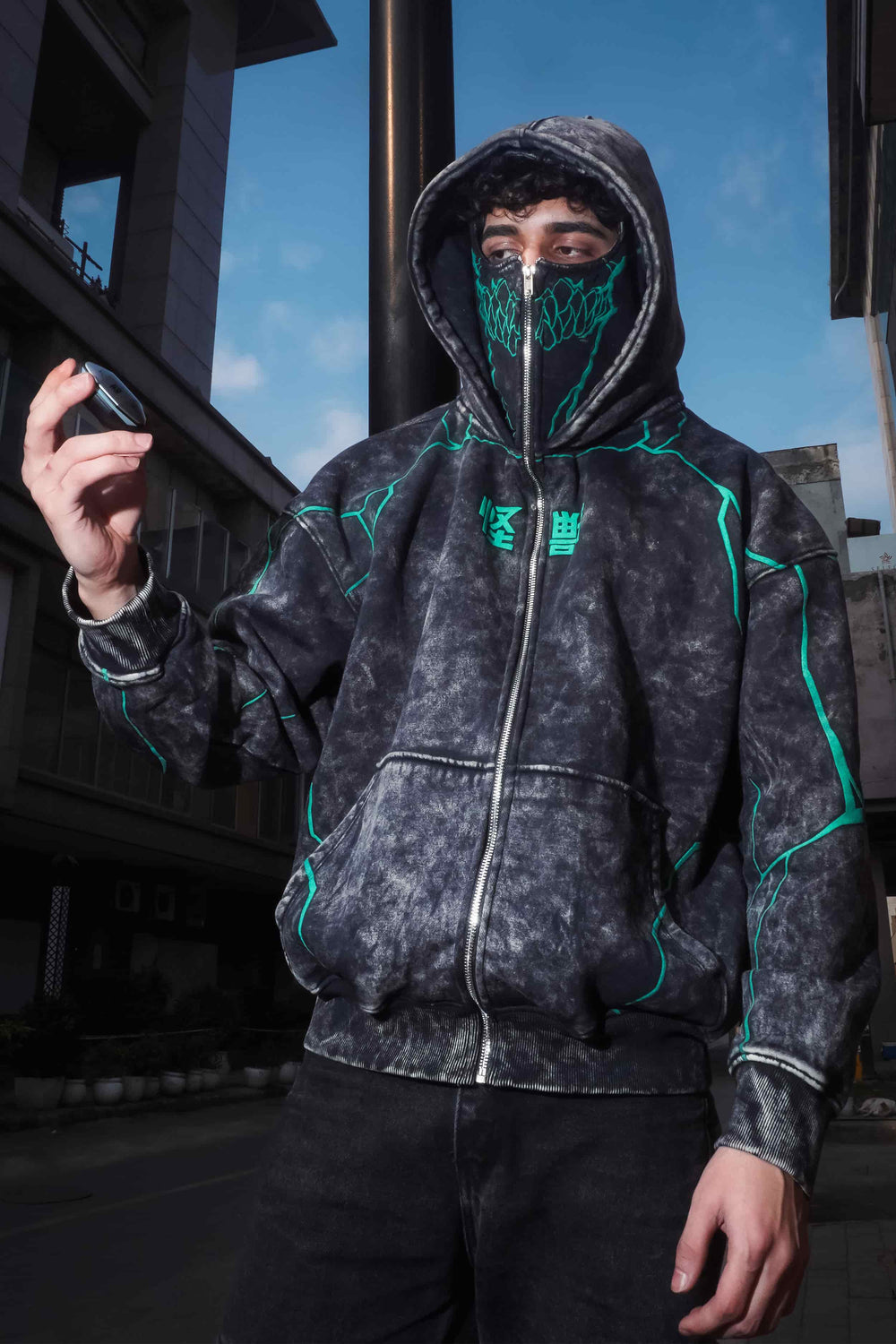 KAIJU NO.8 MASK HOODIE