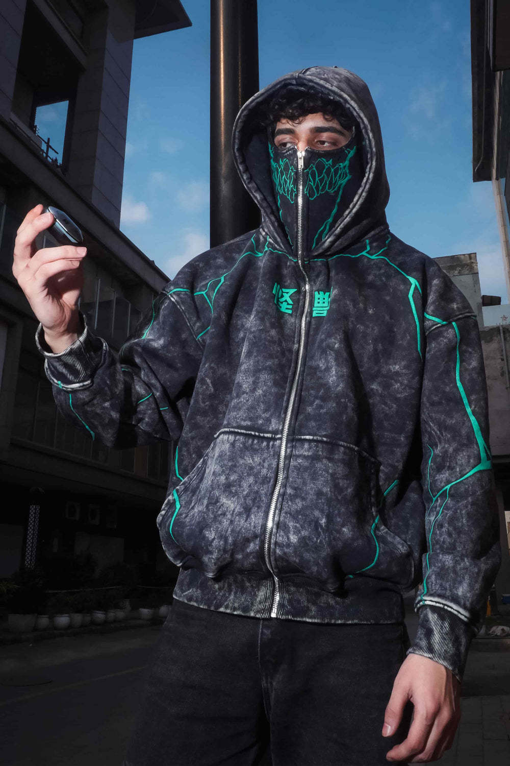 KAIJU NO.8 MASK HOODIE