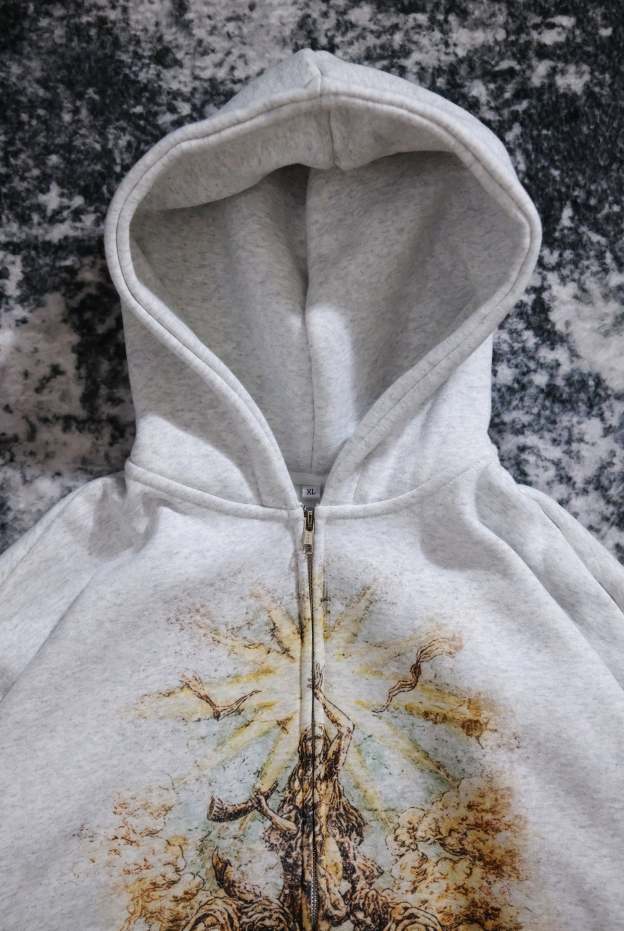 "PATHS" ZIP-UP HOODIE