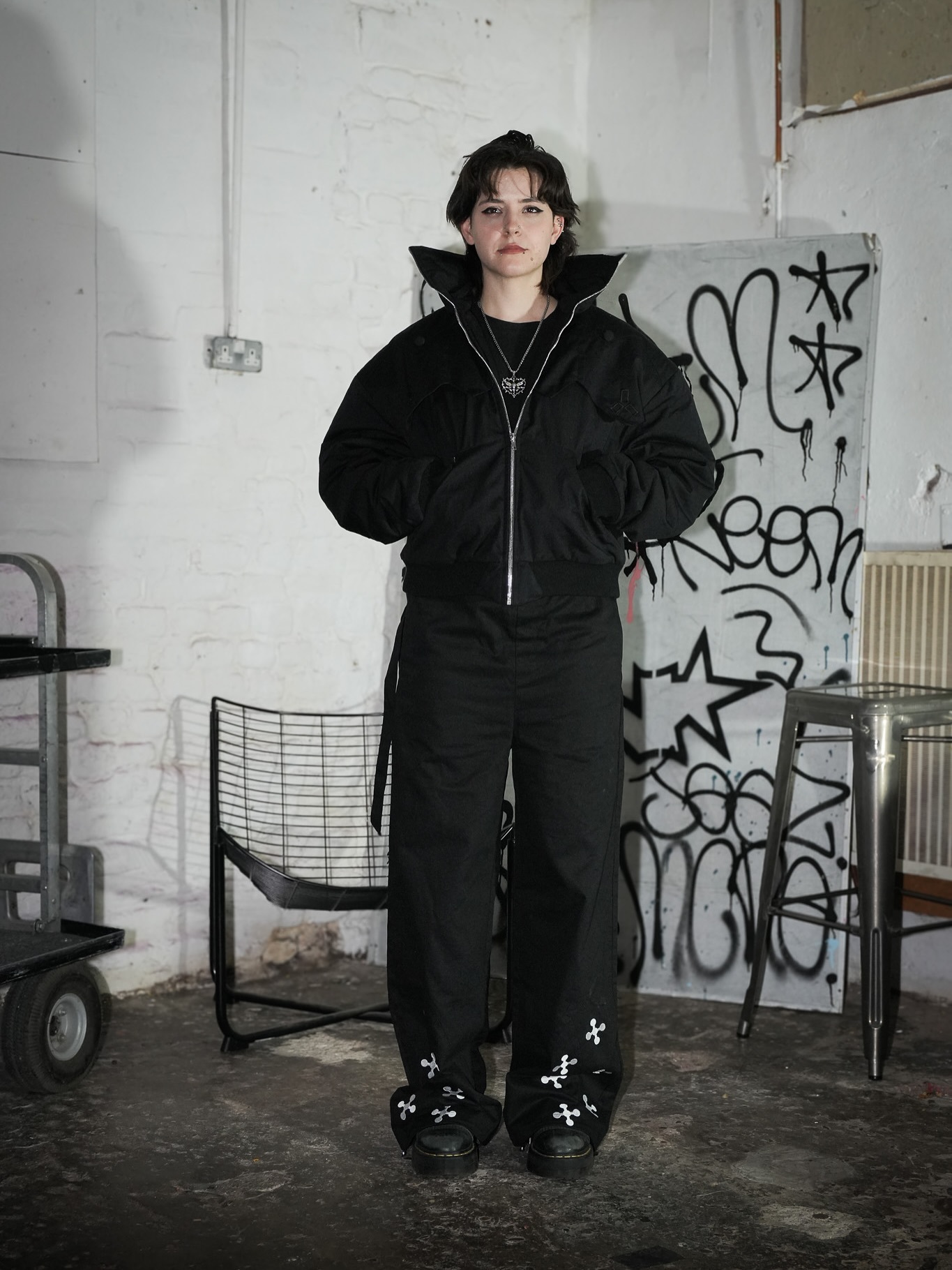 REFLECTIVE CYBERPUNK SANDEVISTAN HOODIE