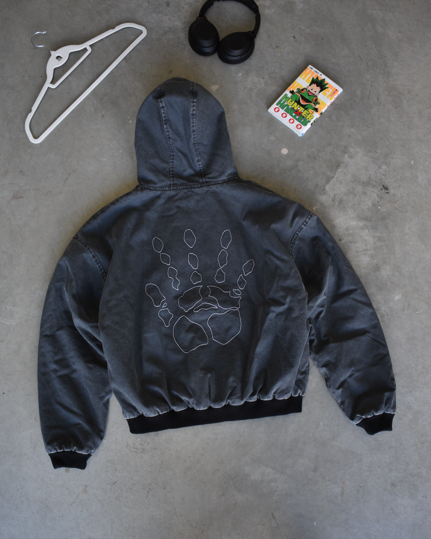 CHROLLO HANDPRINT ZIP UP