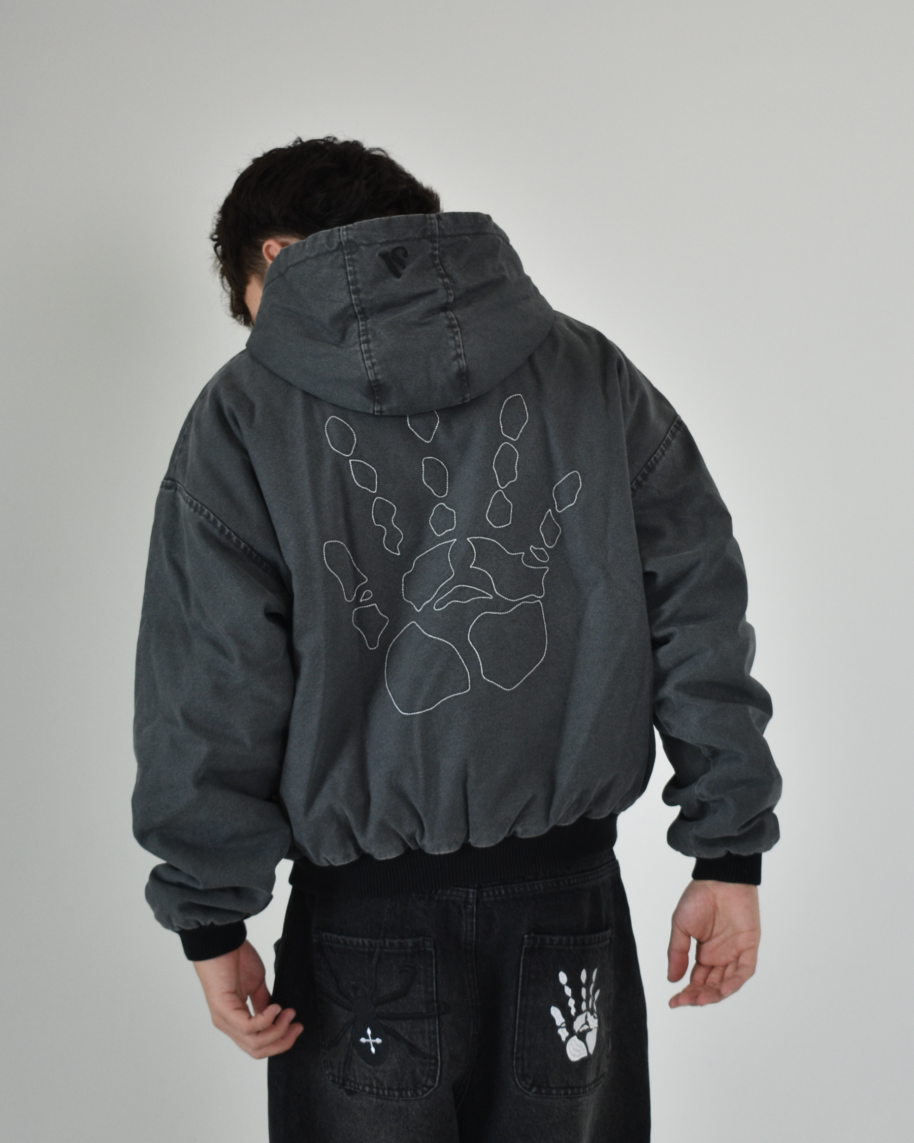 CHROLLO HANDPRINT ZIP UP