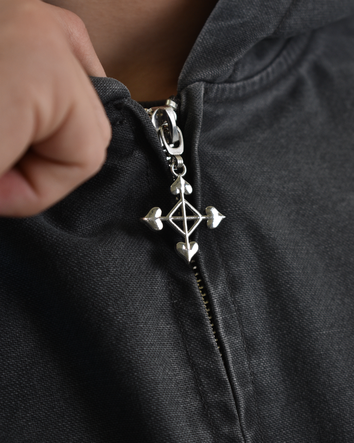 CHROLLO HANDPRINT ZIP UP