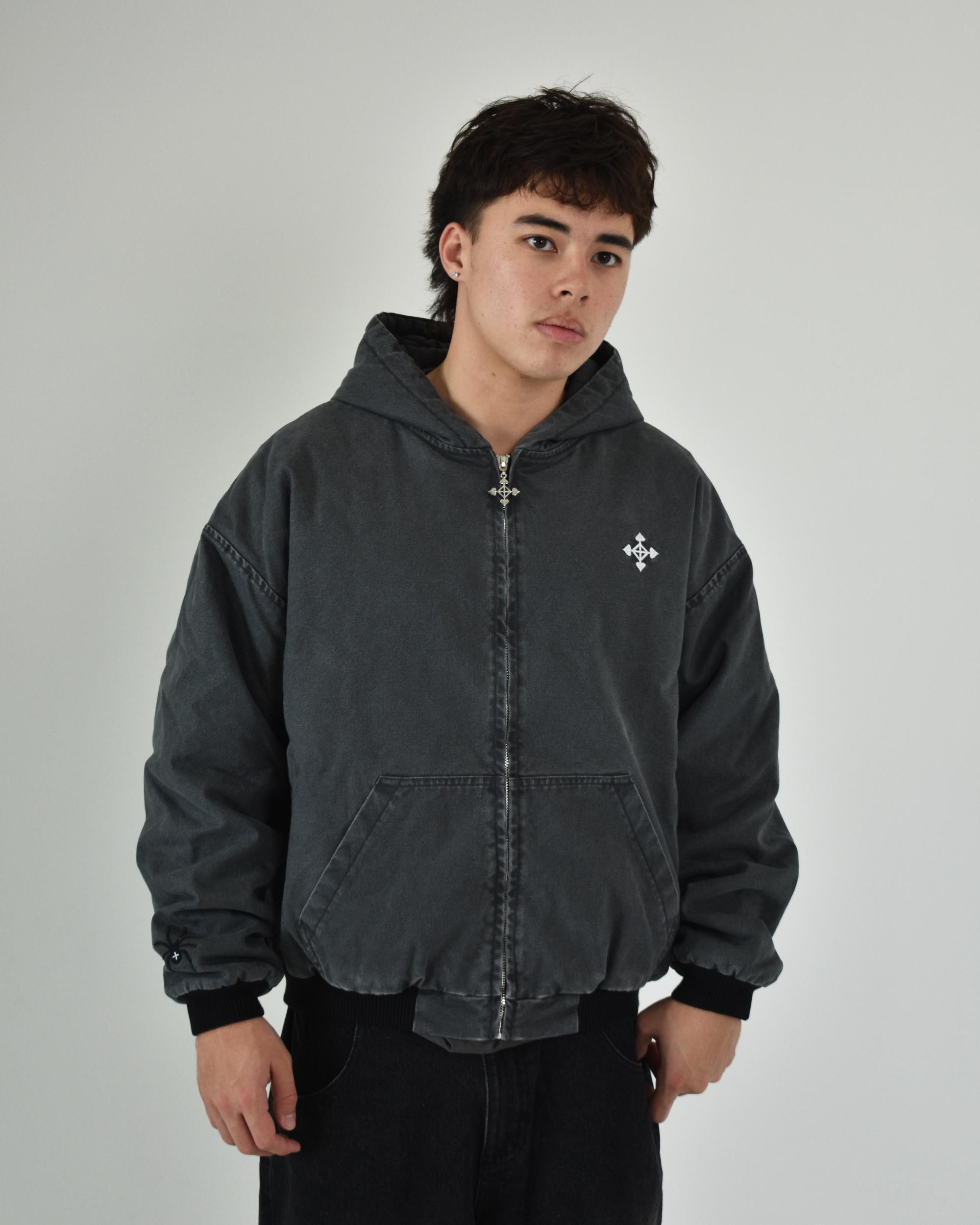 CHROLLO HANDPRINT ZIP UP