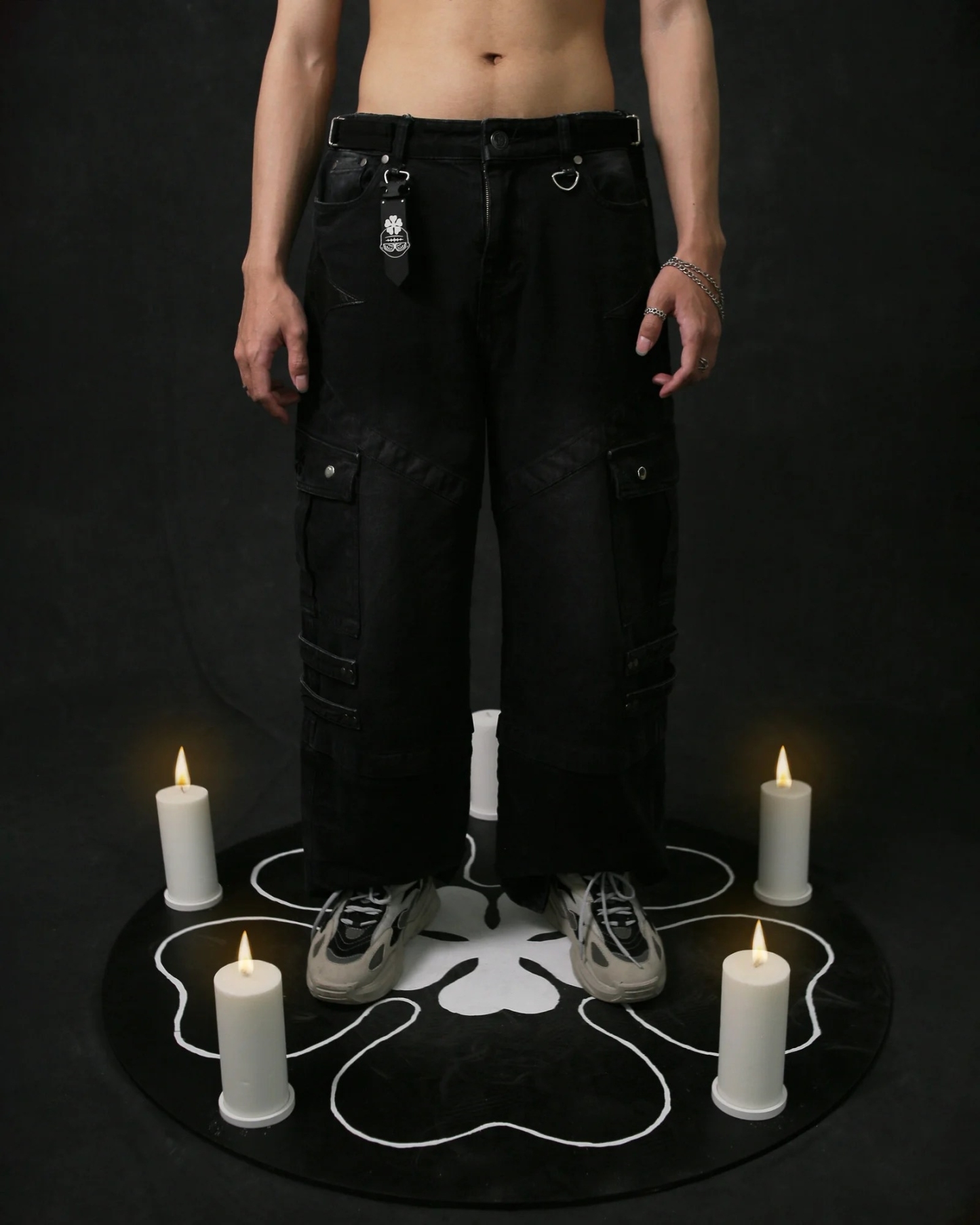 DEMON CARGO BAGGY JEANS