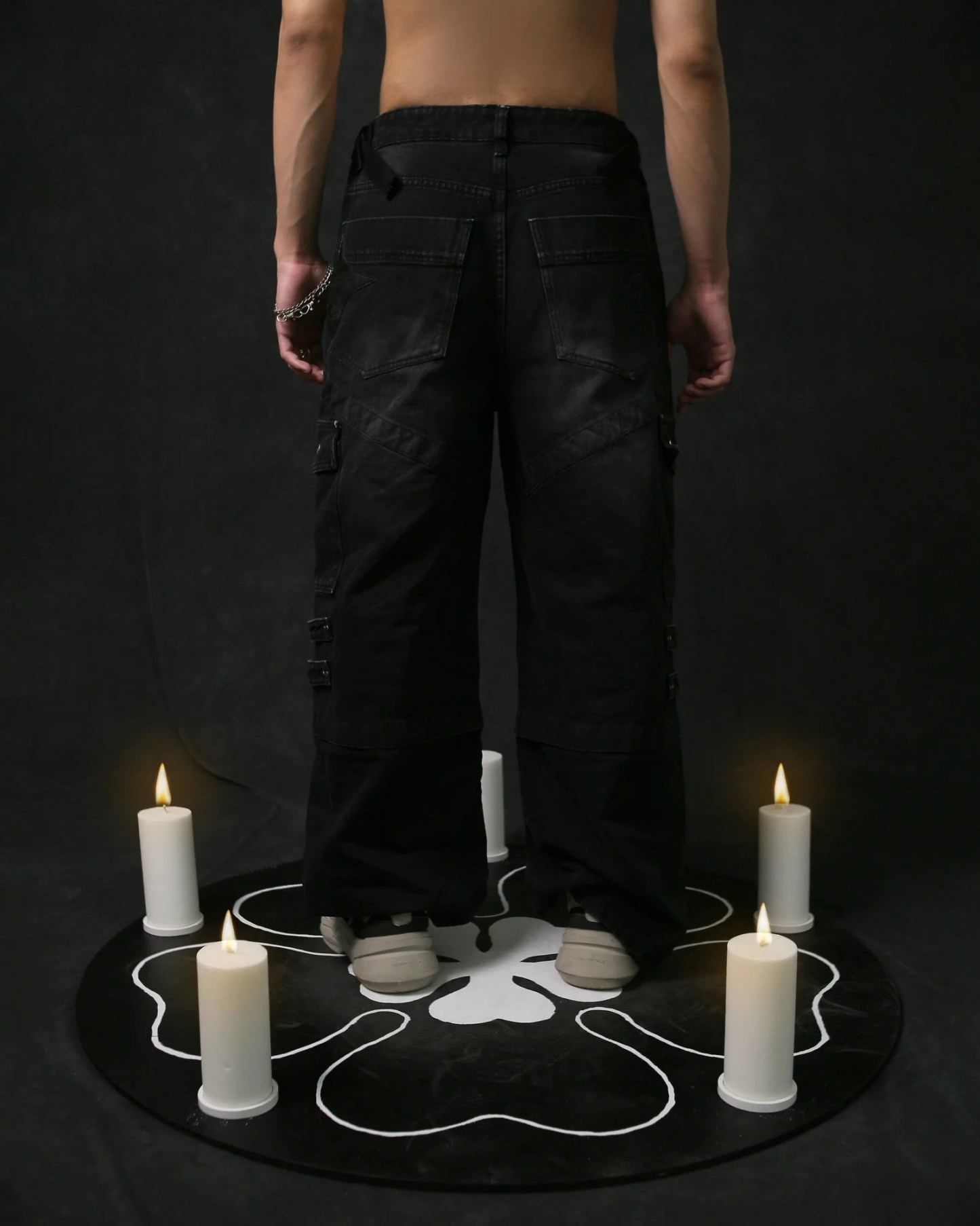 DEMON CARGO BAGGY JEANS