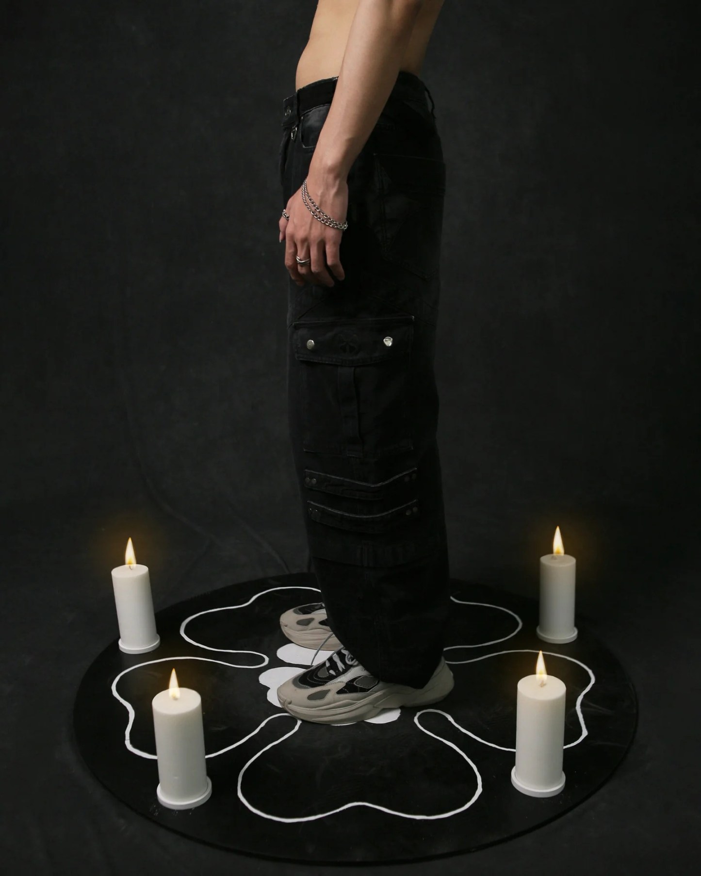 DEMON CARGO BAGGY JEANS