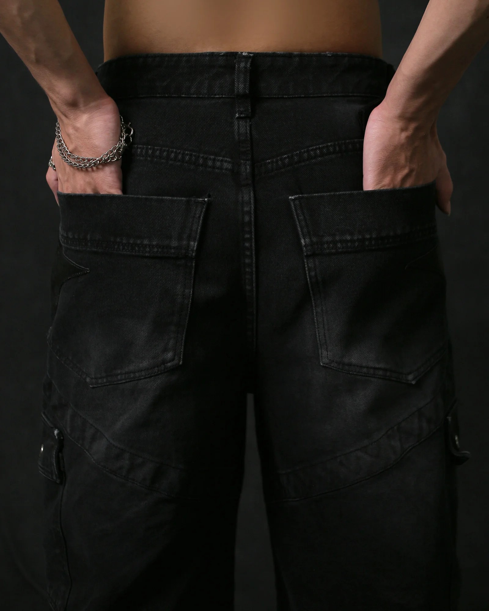 DEMON CARGO BAGGY JEANS