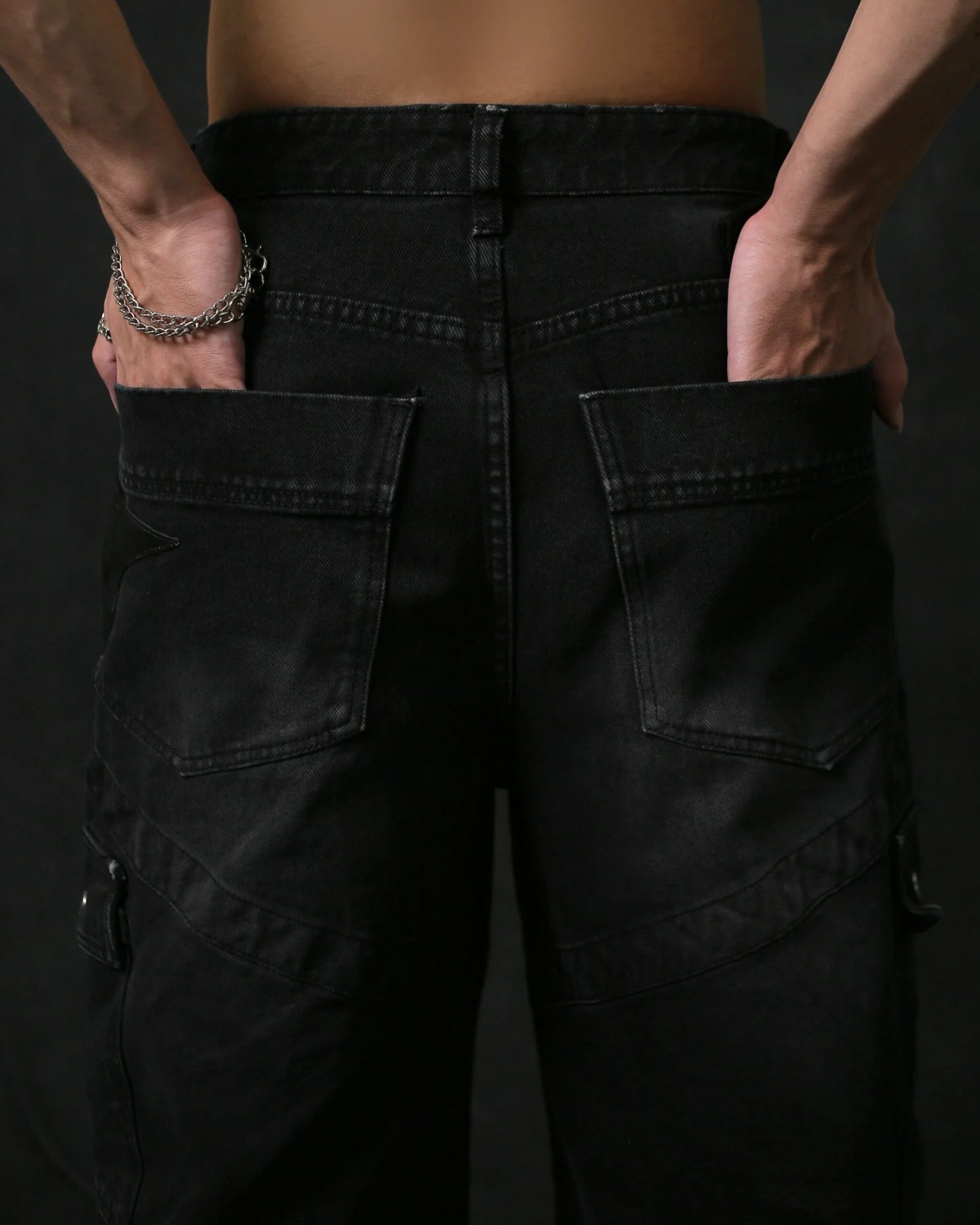 DEMON CARGO BAGGY JEANS