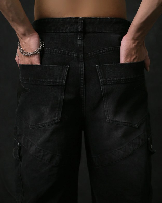 DEMON CARGO BAGGY JEANS