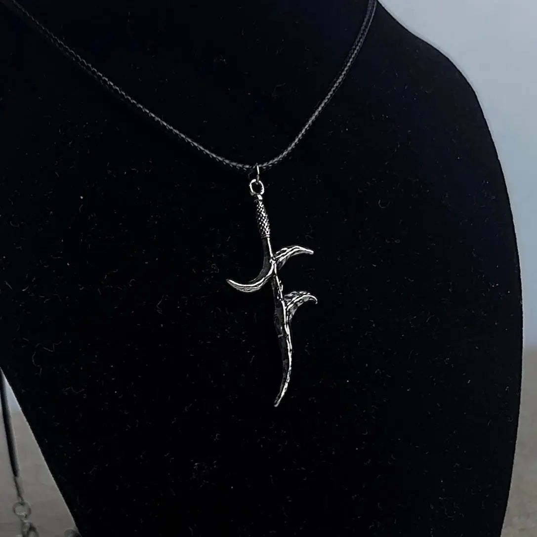 BLACK KNIFE PENDANT