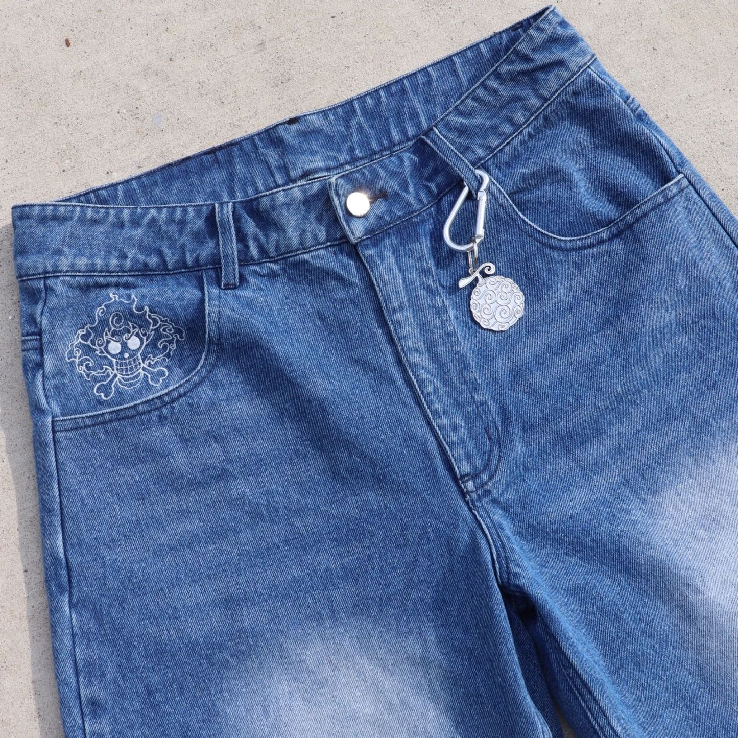 GEAR 5 EMBROIDERED JORTS