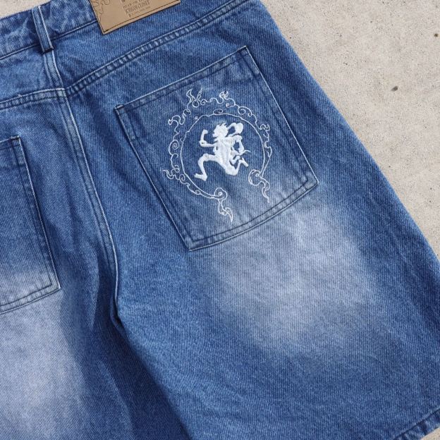GEAR 5 EMBROIDERED JORTS