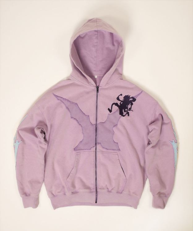 "JOY BOY" ZIP UP HOODIE