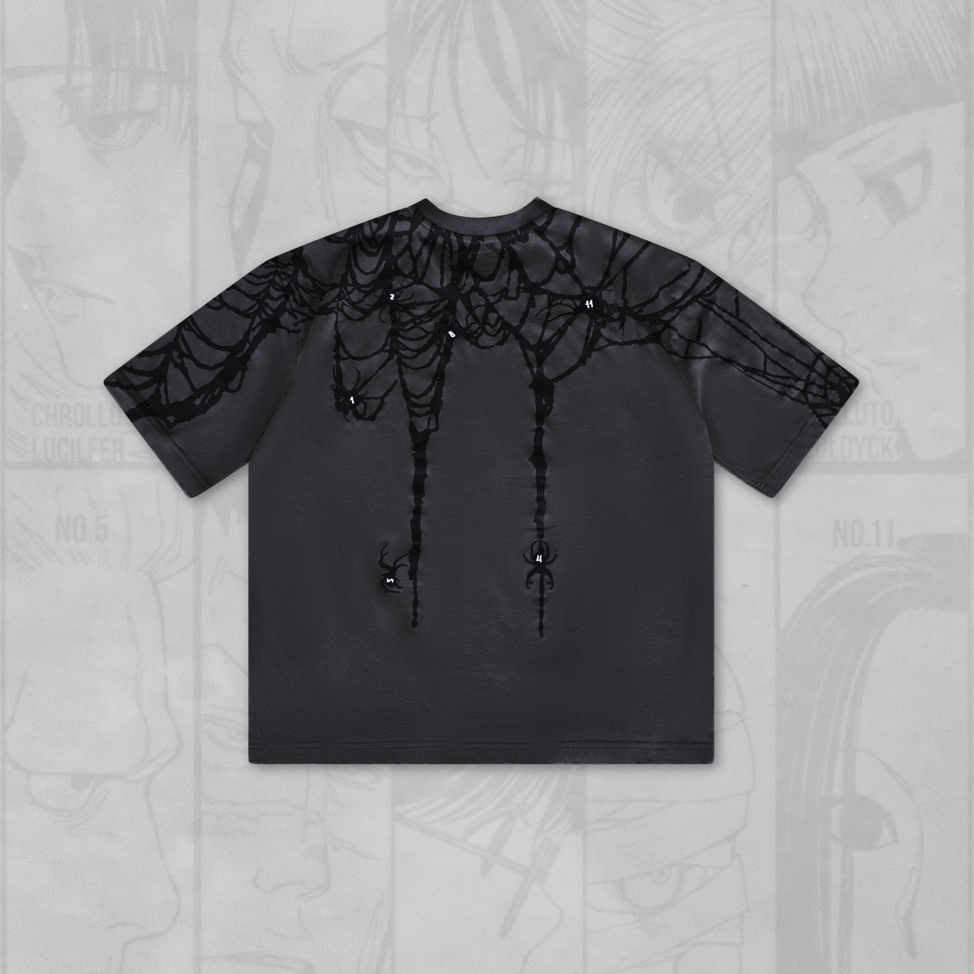 PHANTOM TROUPE SPIDER EMBROIDERY TEE