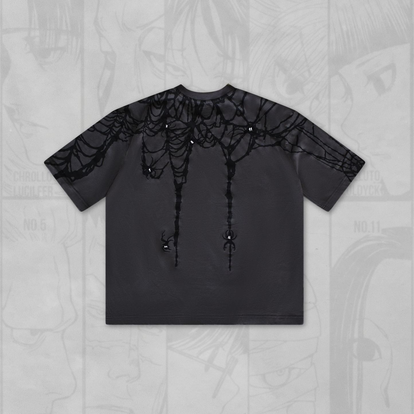 PHANTOM TROUPE SPIDER EMBROIDERY TEE