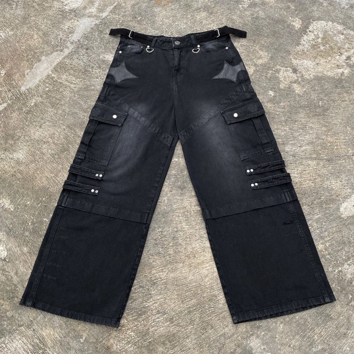 DEMON CARGO BAGGY JEANS
