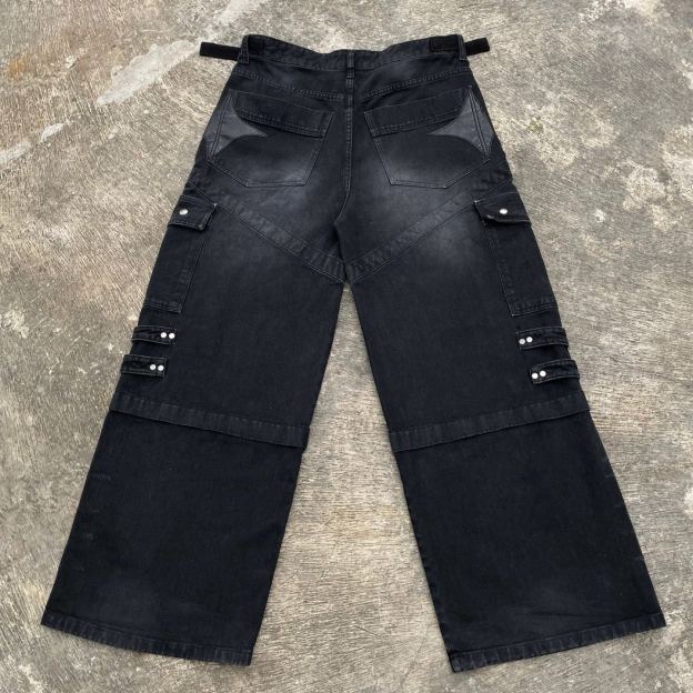 DEMON CARGO BAGGY JEANS