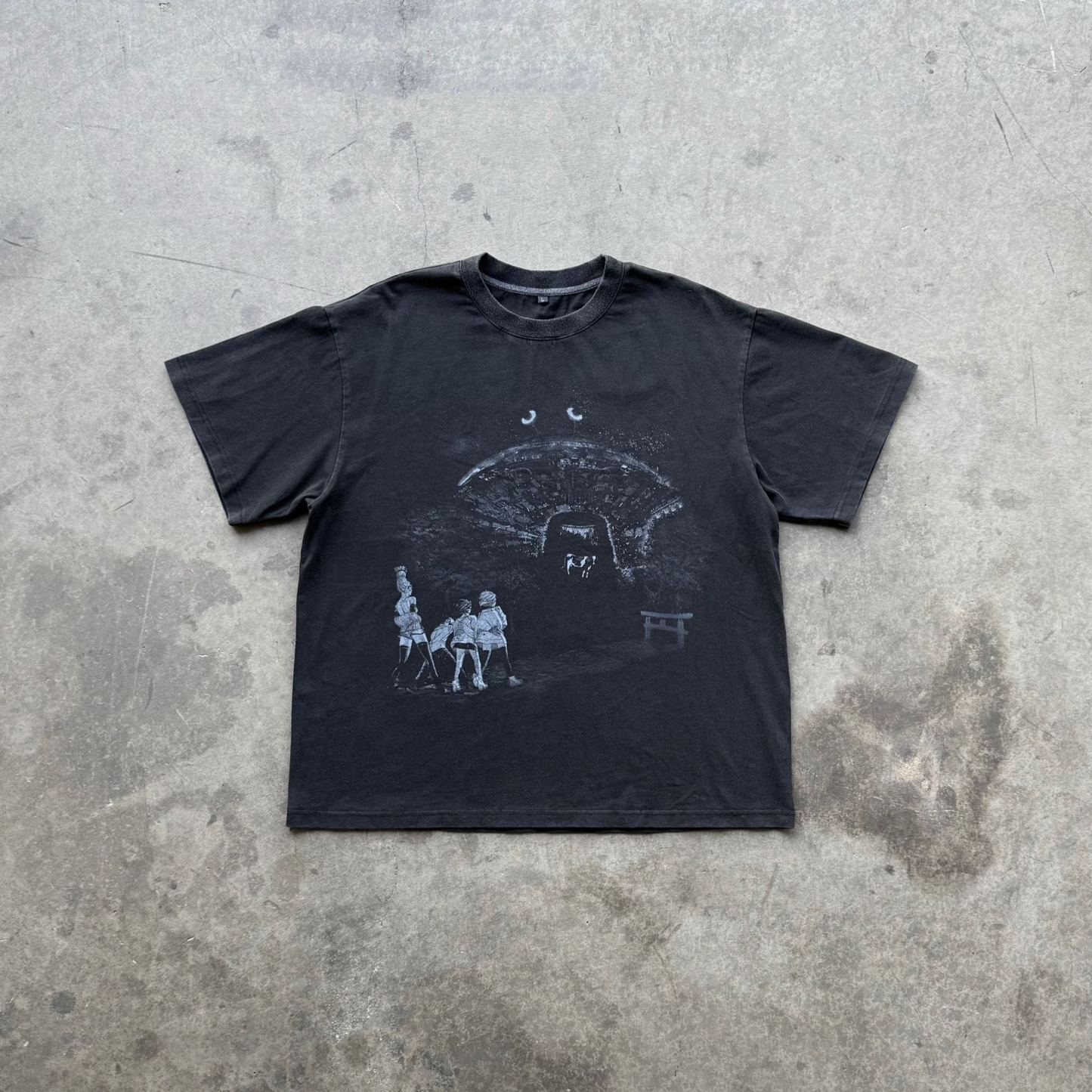 Cow abduction tee