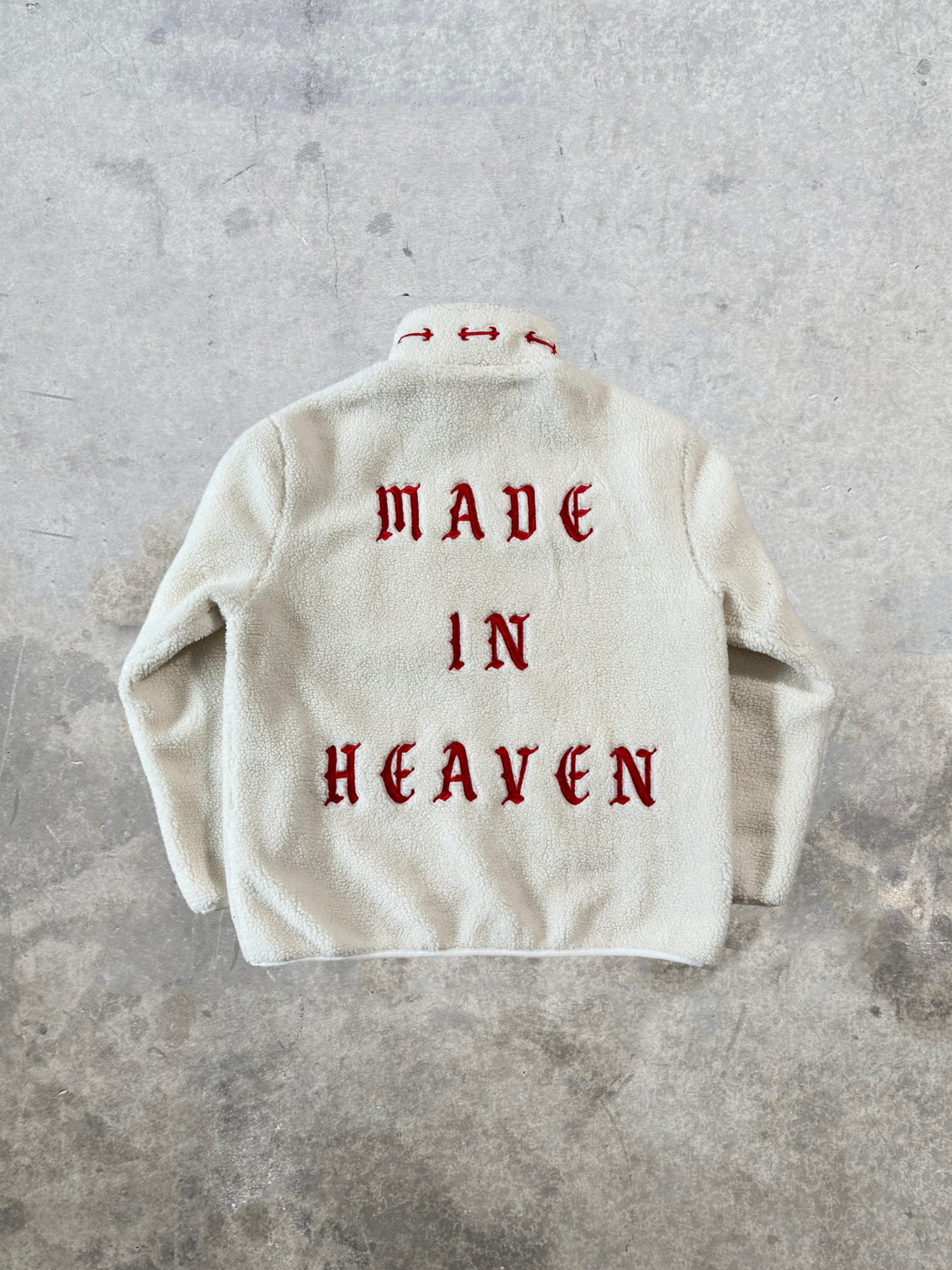 "MADE IN HEAVEN" FLEECE JACKET