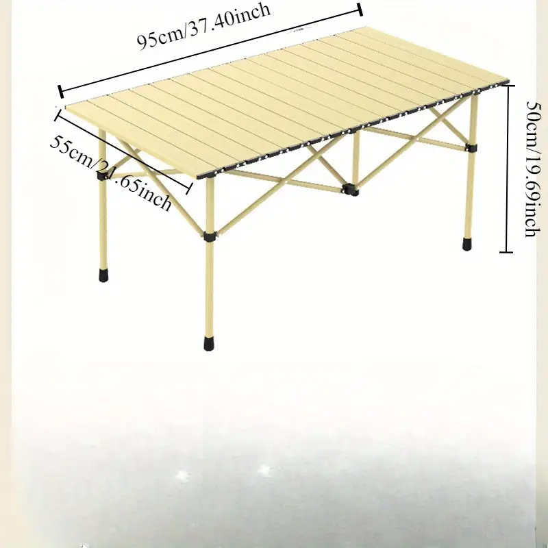 Juego de Mesa y Sillas Plegables Portátiles - Fibra de Carbono, Estilo Contemporáneo para Picnics al Aire Libre, Camping y Barbacoas detalles 2