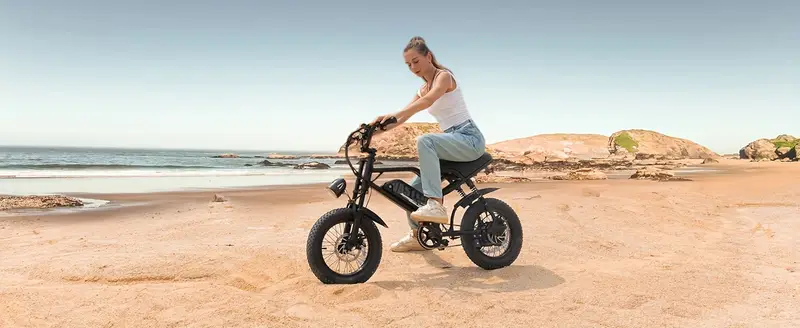 eléctrica, eléctrica de montaña adultos, eléctrica de 16 pulgadas con neumáticos gruesos, asiento más , de de 800 W, batería extraíble de 36 V/12.8 Ah, suspensión de horquilla delantera, 20 MPH, eléctrica de montaña de 35 , de y desplazamientos. detalles 10