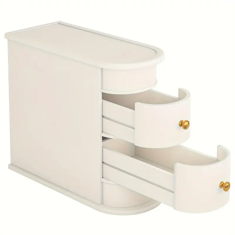 1pc     de 2 Cajones   de   - Resistente a las  ,    , Mesa Auxiliar de   Sin Terminar con   Contempor&aacute;neo -        ,   de    ,   de   de Ingenier&iacute;a y     detalles 7