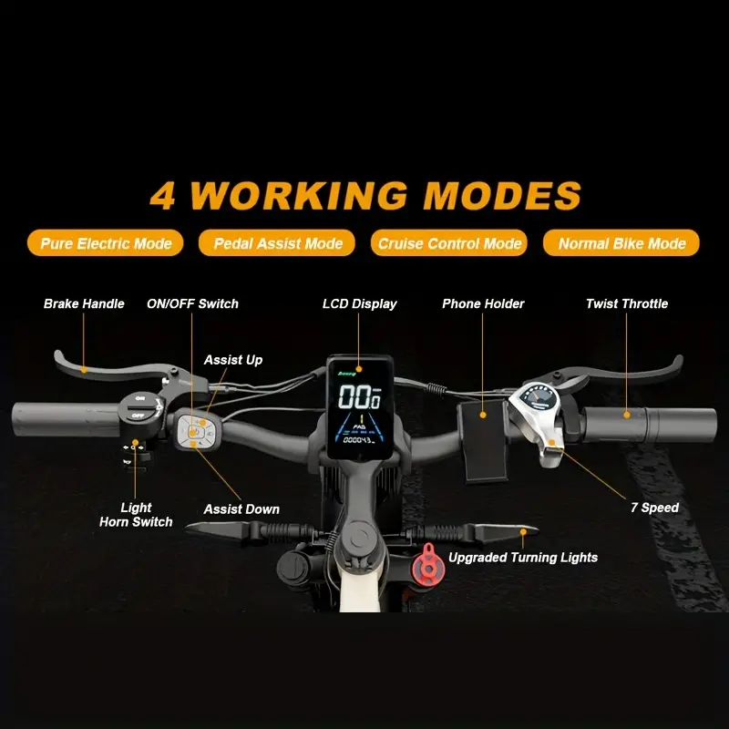     de f&aacute;brica   el&eacute;ctrica de     adultos con neum&aacute;ticos gruesos de 26 pulgadas Bater&iacute;a de   y 16 Ah   el&eacute;ctrica     el&eacute;ctrica de monta&ntilde;a con neum&aacute;ticos gruesos de 700 W y 20 mph detalles 1