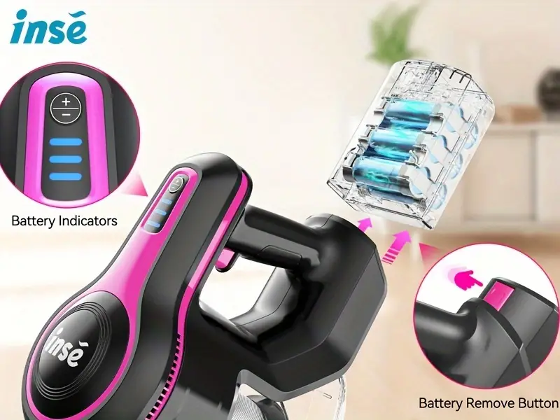 Aspiradora inalámbrica N520, 6 en 1, potente y , con batería de 2200 mAh detalles 1