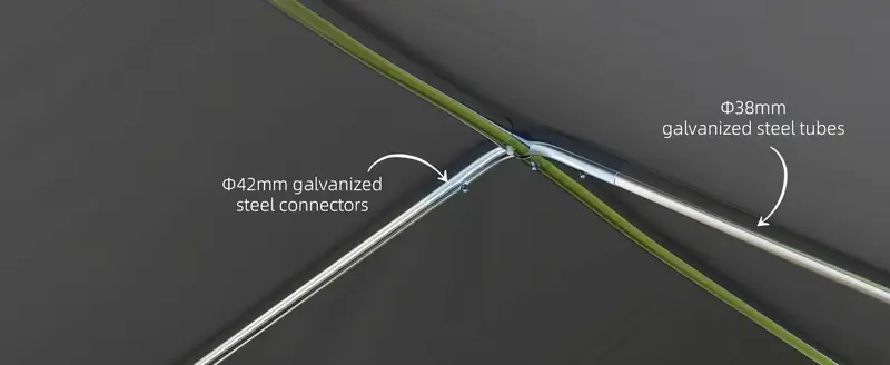   10x20  ,     coche   resistencia galvanizado con kit de   incluido, 3      ,   detalles 6