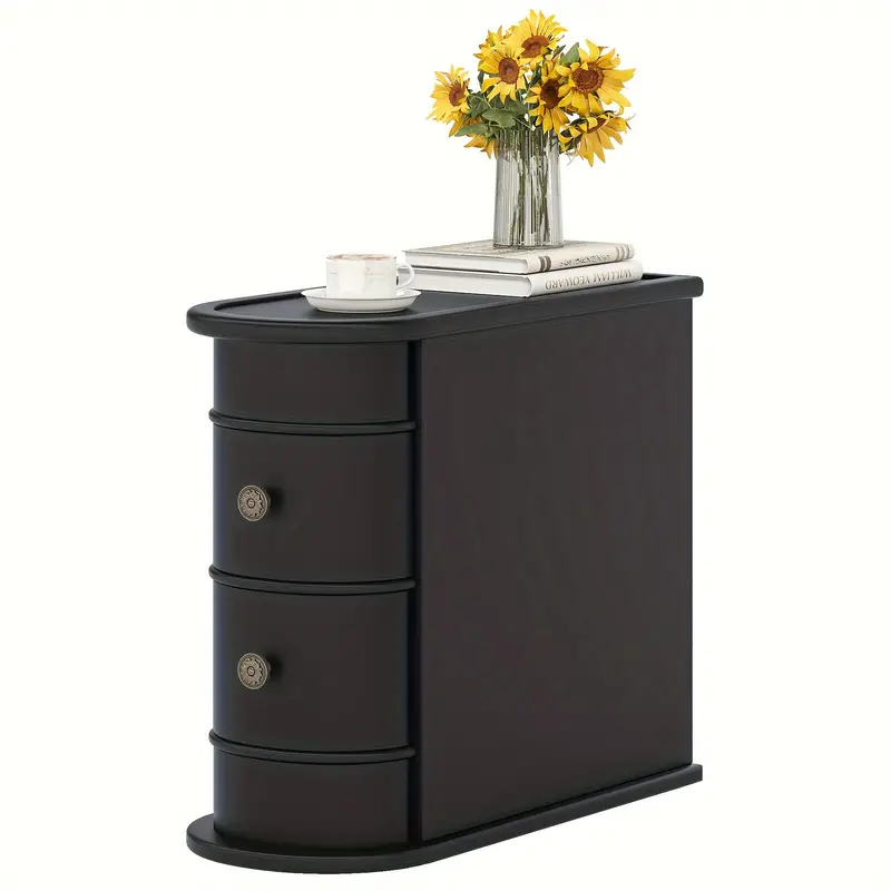 1pc     de 2 Cajones   de   - Resistente a las  ,    , Mesa Auxiliar de   Sin Terminar con   Contempor&aacute;neo -        ,   de    ,   de   de Ingenier&iacute;a y     detalles 12