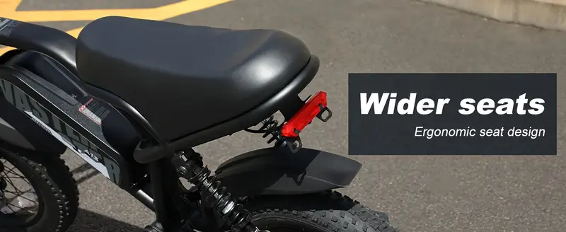 eléctrica, eléctrica de montaña adultos, eléctrica de 16 pulgadas con neumáticos gruesos, asiento más , de de 800 W, batería extraíble de 36 V/12.8 Ah, suspensión de horquilla delantera, 20 MPH, eléctrica de montaña de 35 , de y desplazamientos. detalles 6