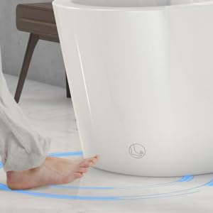 funcionamiento inteligente del sensor de pie del inodoro del bidé