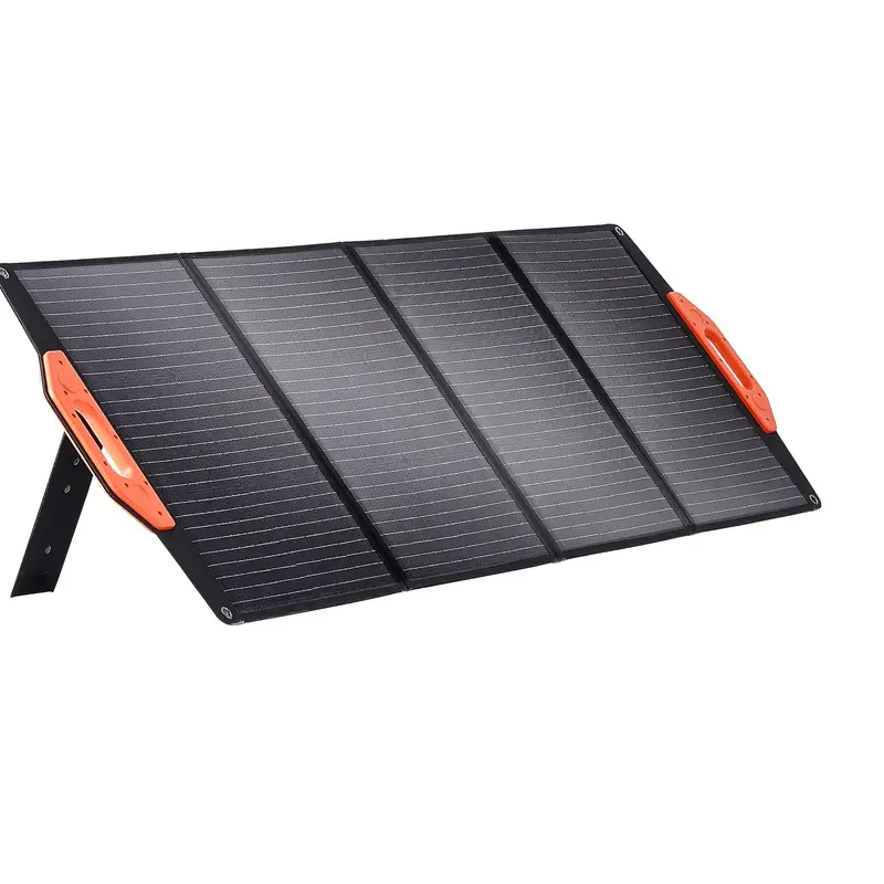   portable monocrystalline solar panel monocrystallin120w foldable e etfe solar charger 23   solar panel with type c   18v qc3 0 usb port waterproof for home off grid hiking details 4