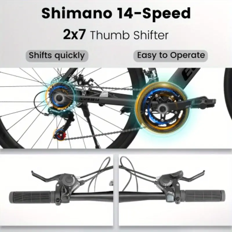   de     A28314   con   de     de 14 velocidades y   de    . Una elección     los desplazamientos       y  .       de conducción rápida y  . detalles 4