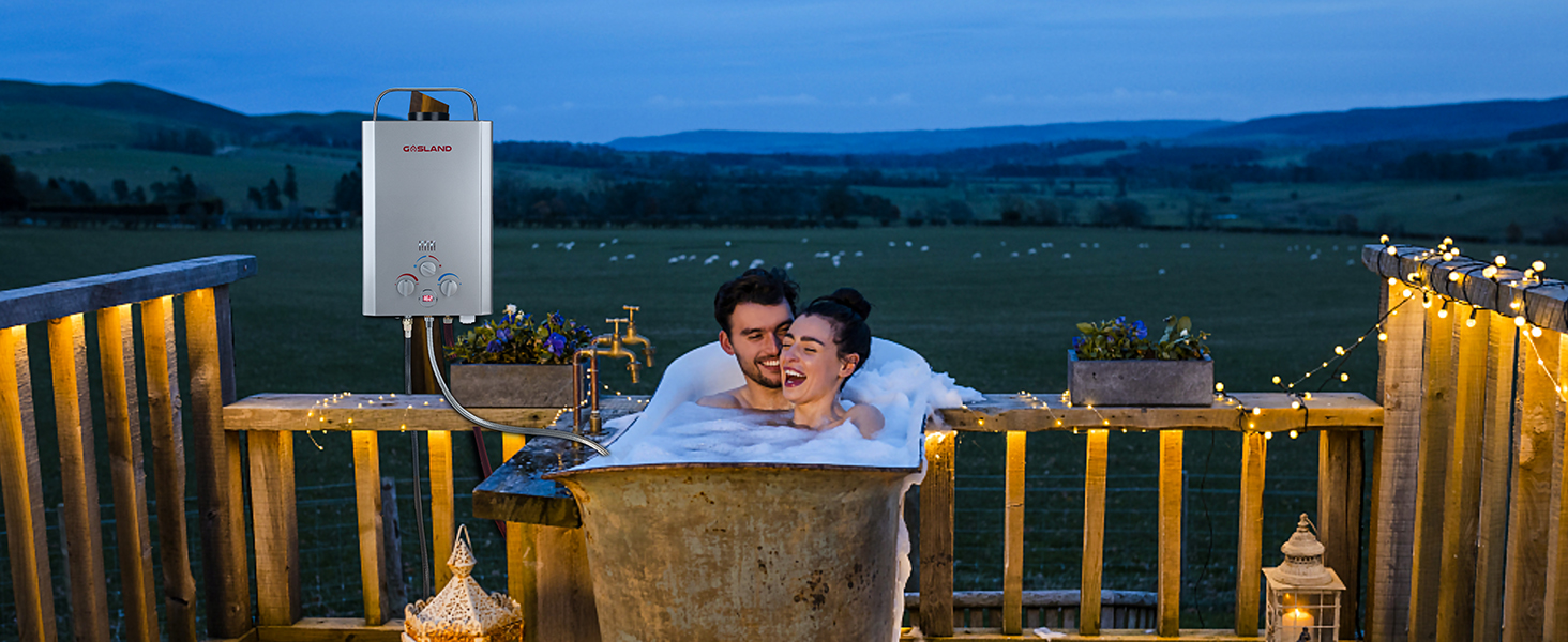 off grid propane shower