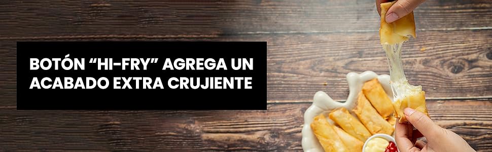 Chefman, freidora doble para comida saludable, crujiente, pollo, carne, pescado, doble cesta,