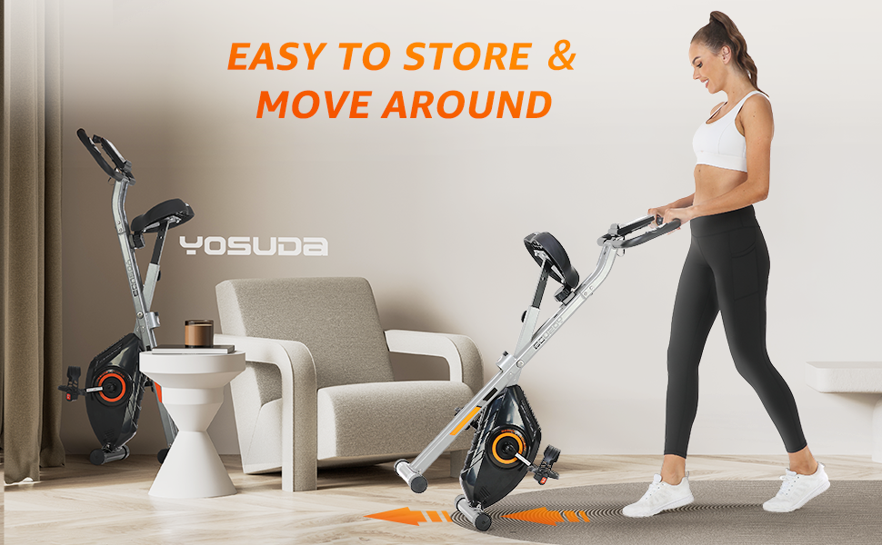 bicicleta est&aacute;tica plegable