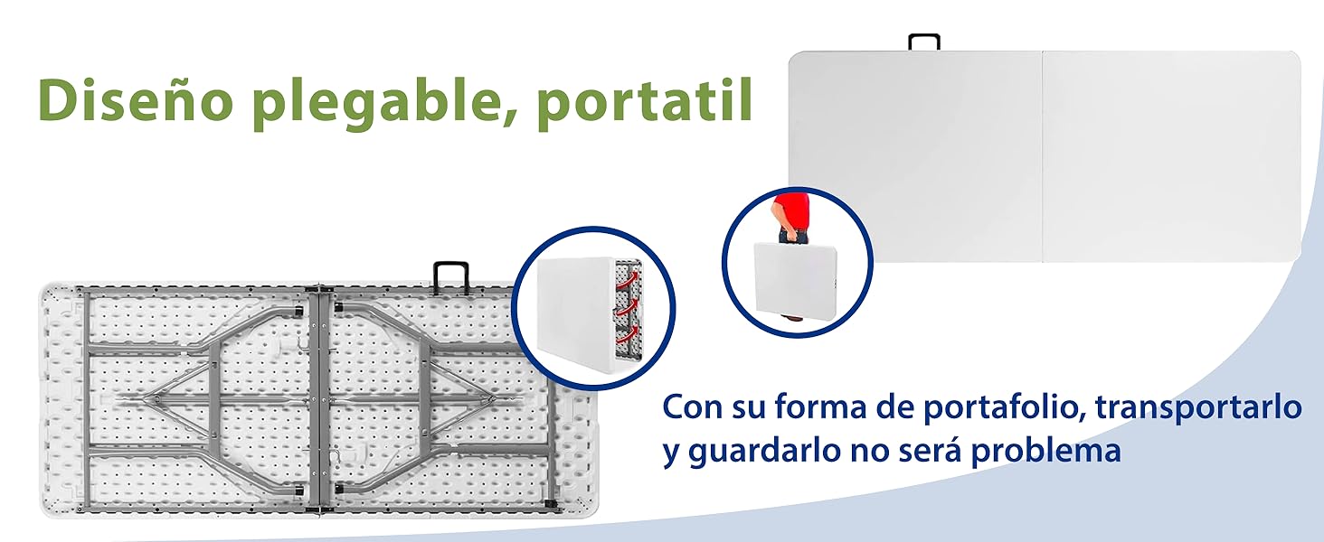 plegable diseño portatil portafolio facil de llevar