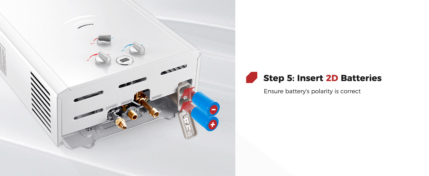 Propane Water Heater 68,000 BTU