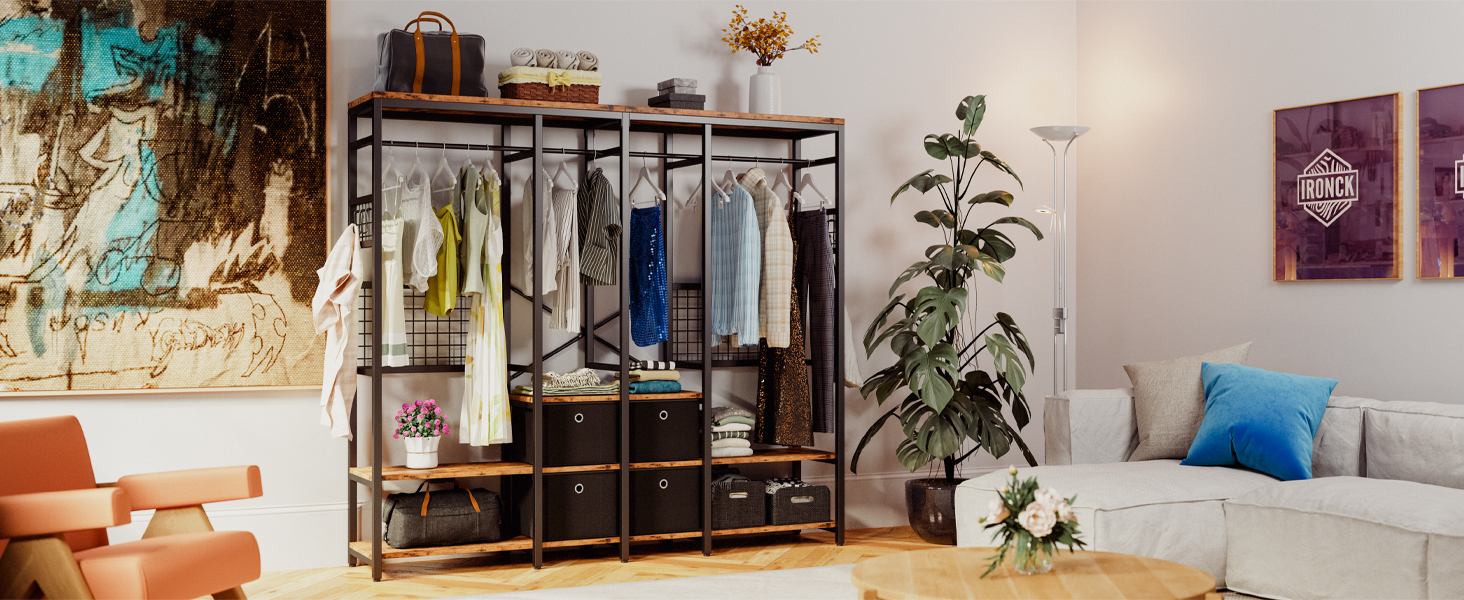 garment rack, Wardrobe