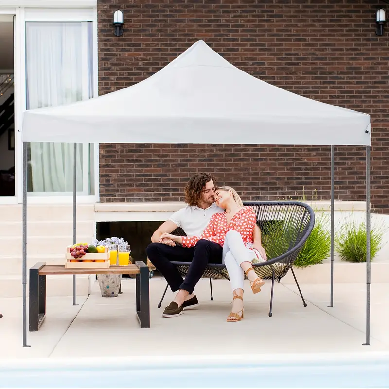 Carpa con  , refugio portátil   para exteriores de   pies, fácil cierre central de 1 empuje, protección UV y bolsa de transporte. detalles 1