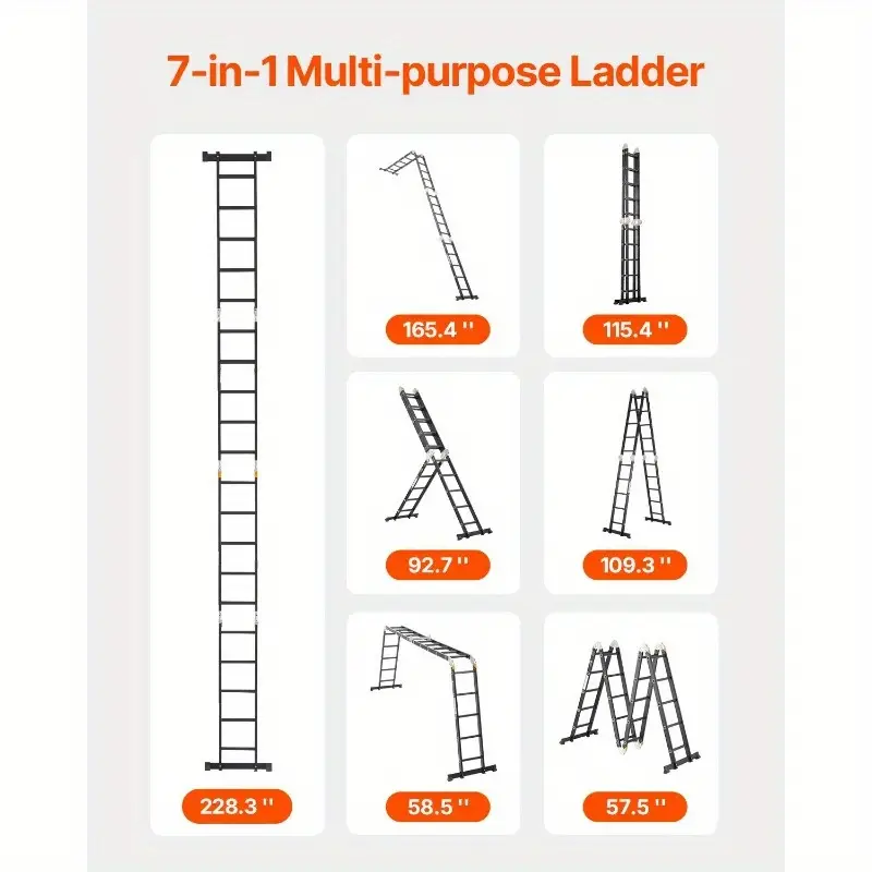 multi purpose folding   in 1   19ft reach height for work details 0