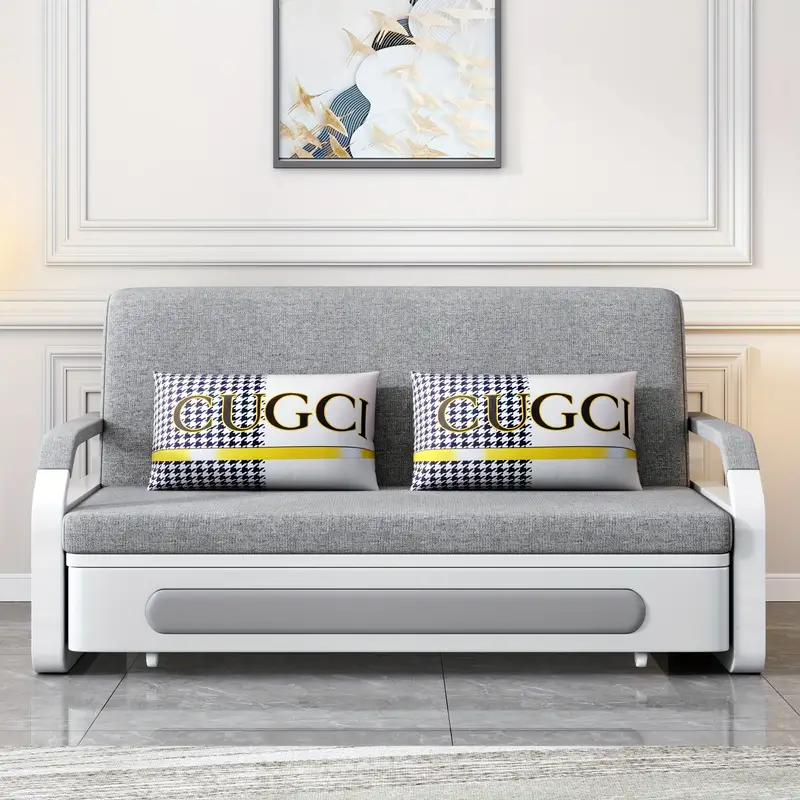 Sofá cama de almacenamiento elástico multifuncional moderno y minimalista de 62.2 pulgadas para diversos hogares, apartamentos, salas de conferencias, oficinas, vehículos recreativos y ¡ ! detalles 2