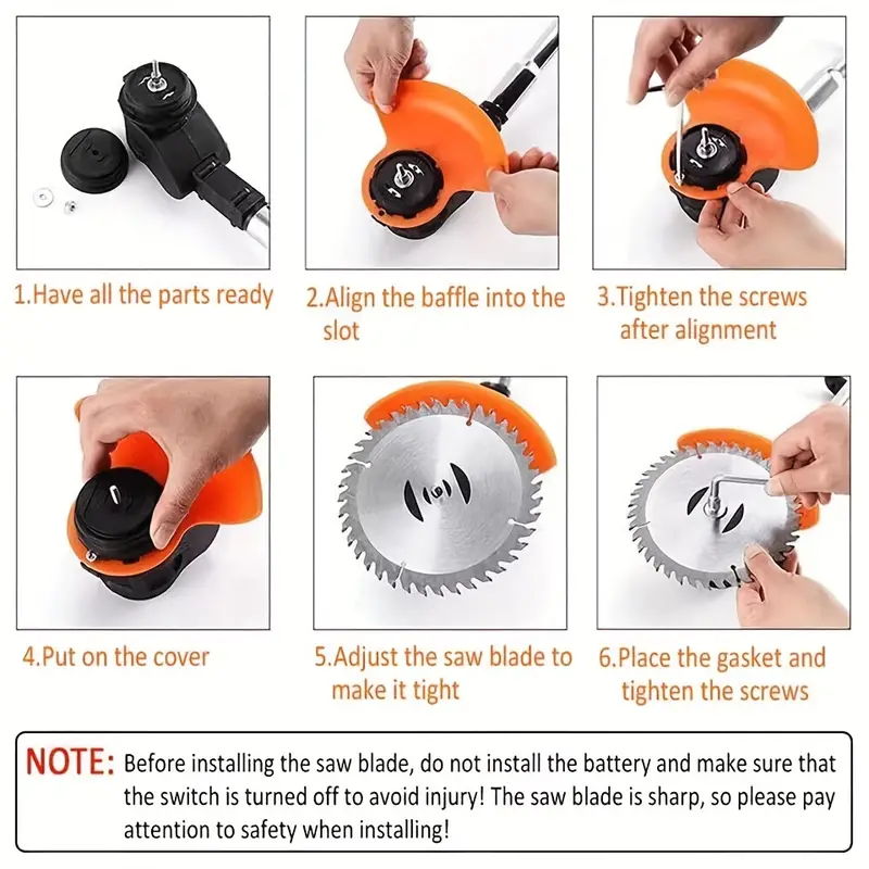 cordless electric lawn eater edger yard grass string trimmer cutter mower details 7