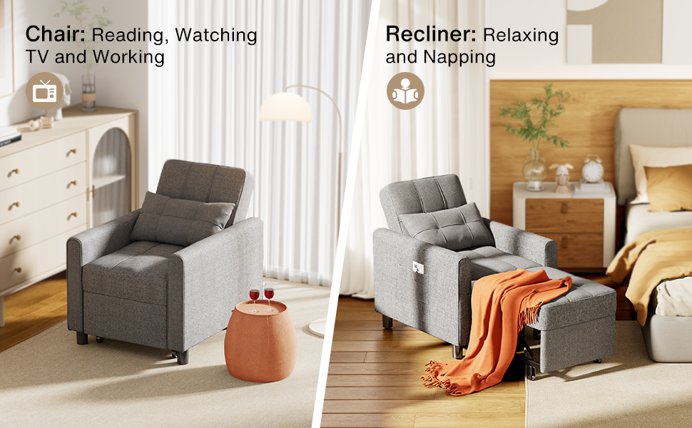 sofá plegable convertible