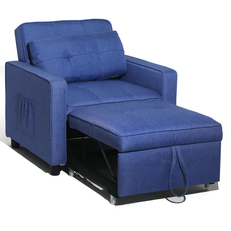 Sofá cama convertible 3 en 1, silla cama para dormitorio,   detalles 4