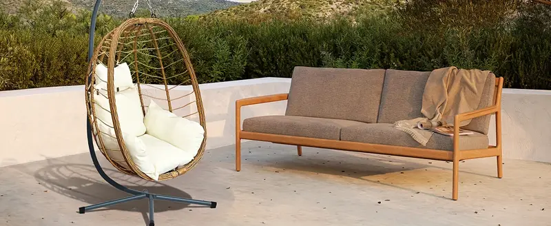     con   Plegable   Exteriores     Colgante de Mimbre  s 350LBS Capacidad    ,  ,  , Dormitorio detalles 3