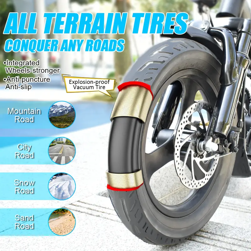   eléctrica plegable   adultos de  ,   20 mph y 30   de autonomía, neumáticos neumáticos de vacío de 14 pulgadas,     de aleación,   de   duales, súper amortiguadores, batería extraíble,   eléctrica       adultos. detalles 5